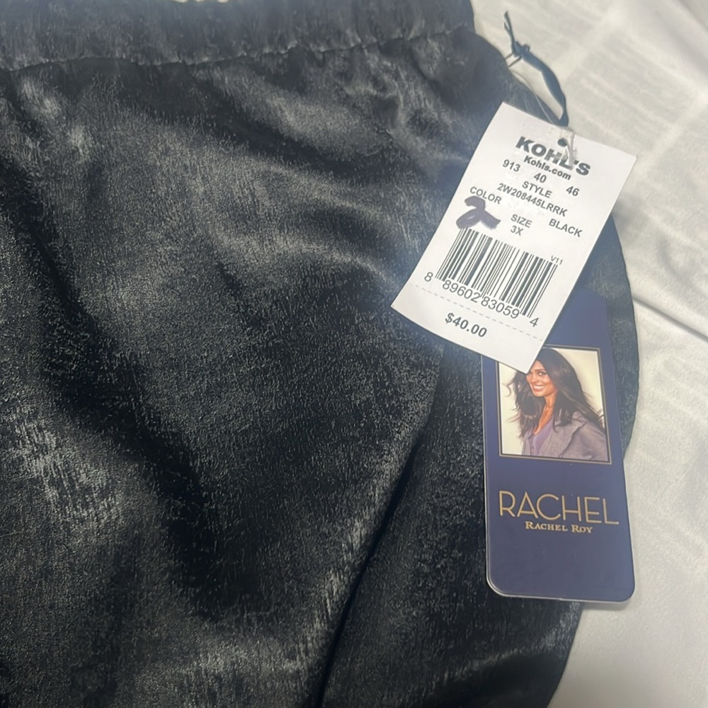NWT RACHEL Rachel Roy Black Cargo Pants